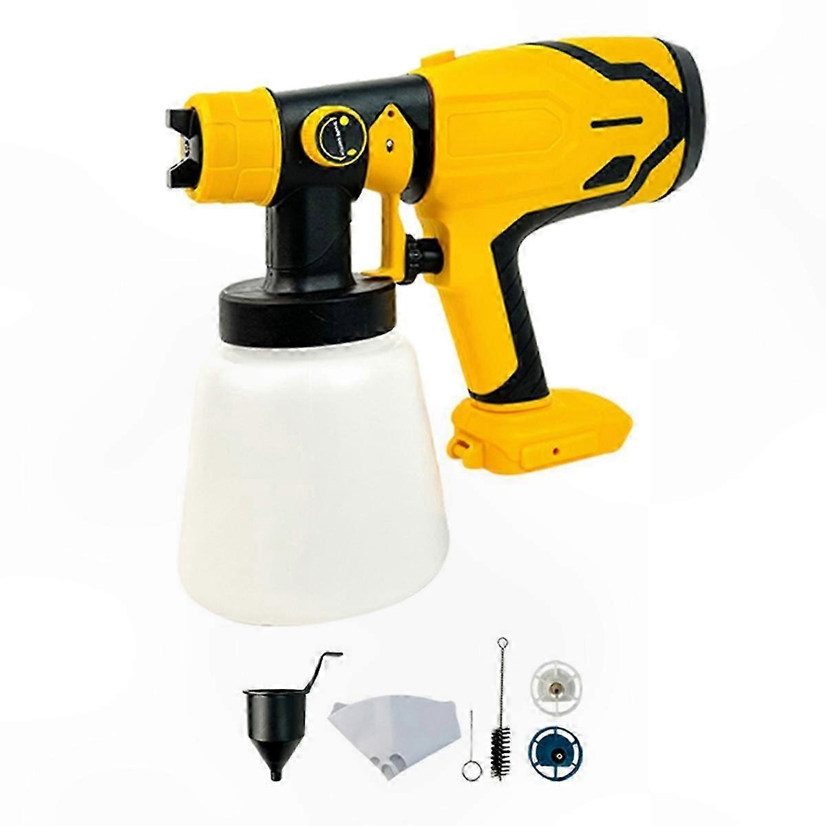 Akku-farbspritzgerät-set Für 18v/20v-akkus, Automatisches Elektrisches Malerwerkzeug, Farbspritzpistole
