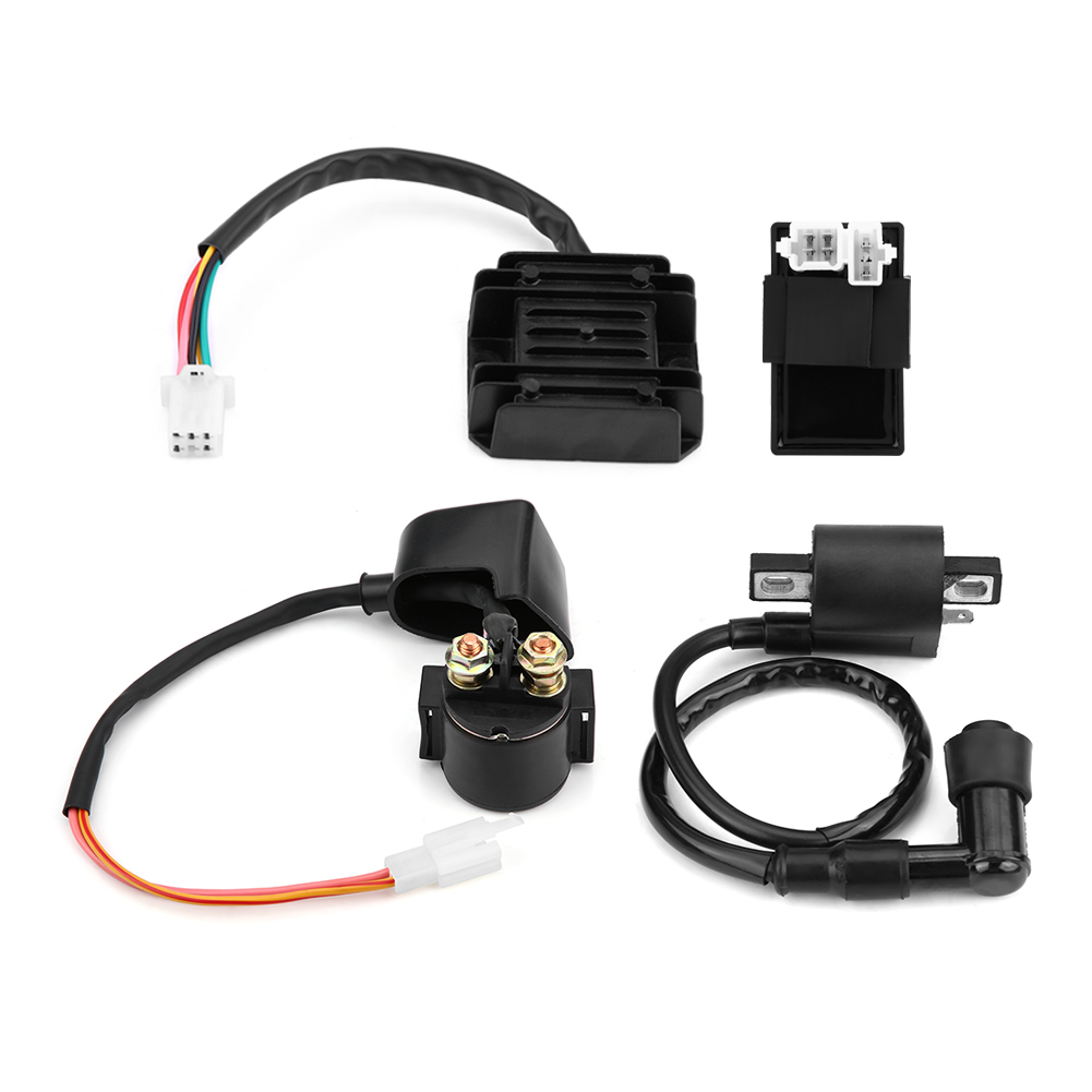 Cdi-zündspule + Regler/gleichrichter + Magnetventil Für 150ccm 250ccm Pit Quad Motocross Atv Buggy