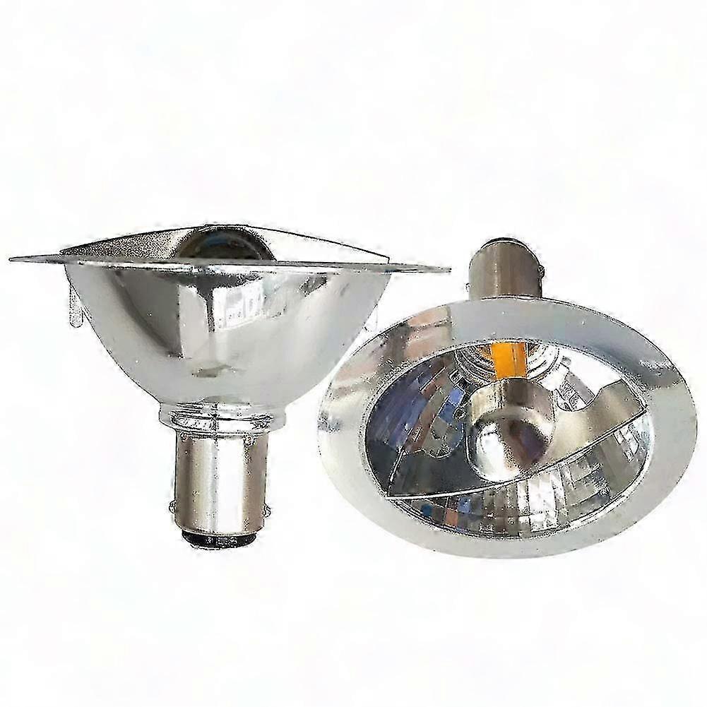 2x Led Ar70 3w 12v Ba15d 4000k Strahler, Entspricht 25w, Reflektorlampe Für Schienenbeleuchtung, Neutralweißes Licht, 12v Netzteil, Ba15d Sockel, 2er-pack