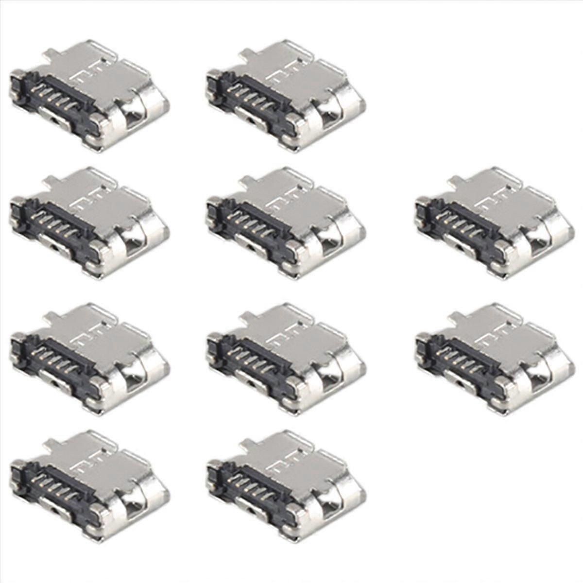 10 Micro-usb-buchsen Typ B Ladeanschlussstecker, 10er-packung Ersatzteile