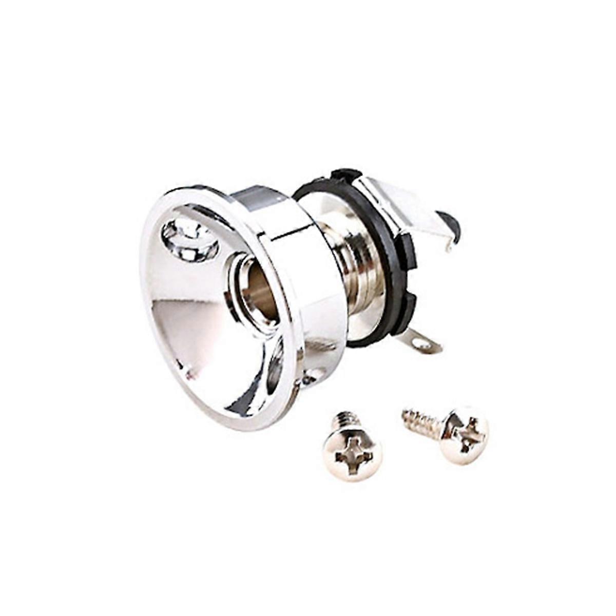 6,35 Mm (1/4") Stereo-klinkenbuchse Für Gitarre, Weiblicher Audioausgang, Robuster Stecker, Ideal Für Instrumente Und Verstärker, Zuverlässiger Ersatz, Einfache Installation.