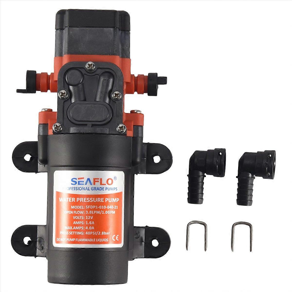 12v Membranwasserpumpe, Fördermenge 3,8 L/min (1 Gpm), Druck 40 Psi, Kompakter Elektromotor, Ideal Für Wohnmobile, Boote Oder Bewässerung, Niederspannungsstromversorgung.