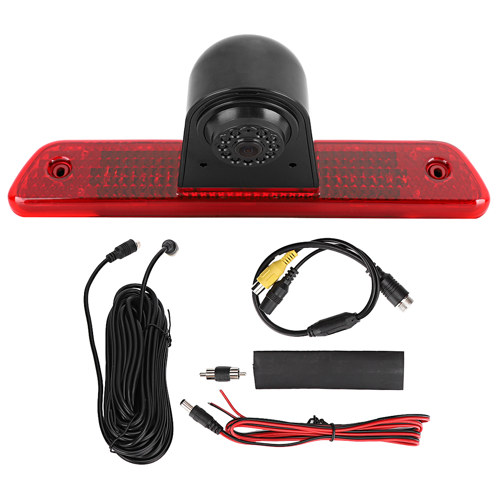Wasserdichte 12v Hd-rückfahrkamera Mit Bremslicht Für Toyota Proace 2007-2016, Rückspiegelmonitor