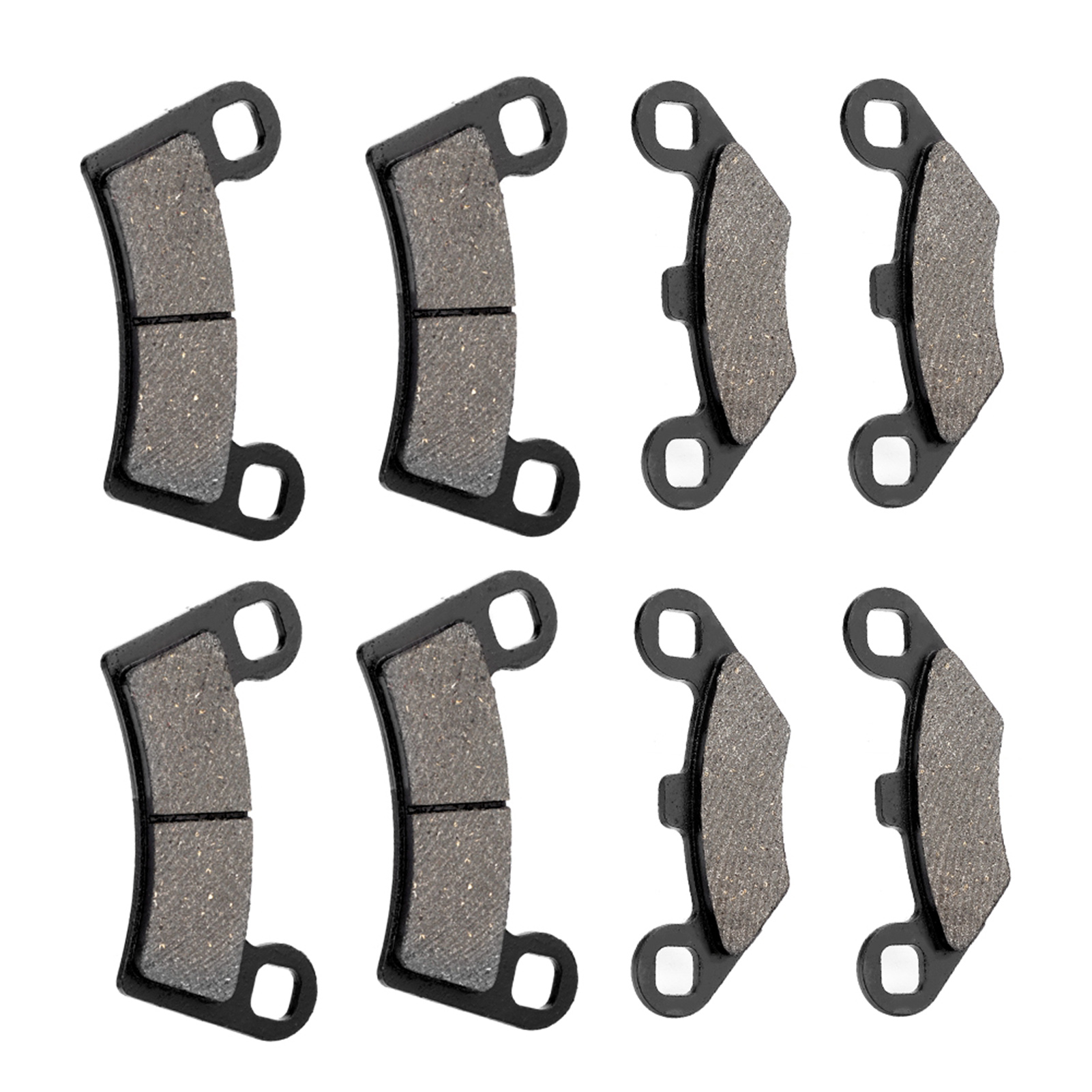 8 Bremsbeläge Für Vorder- Und Hinterachse Für Polaris Rzr 800 570 (2008–2015) – 8er-set