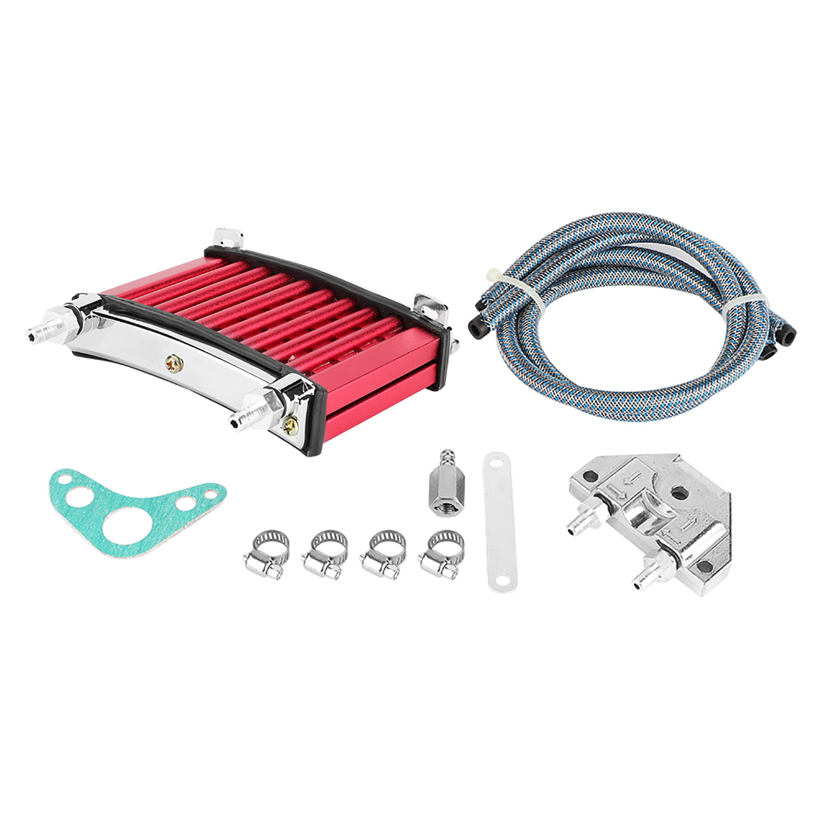 Motorölkühlungssatz Aus Aluminiumlegierung Für Motorräder Mit 125 Cm³, 140 Cm³ Und 150 Cm³ Hubraum