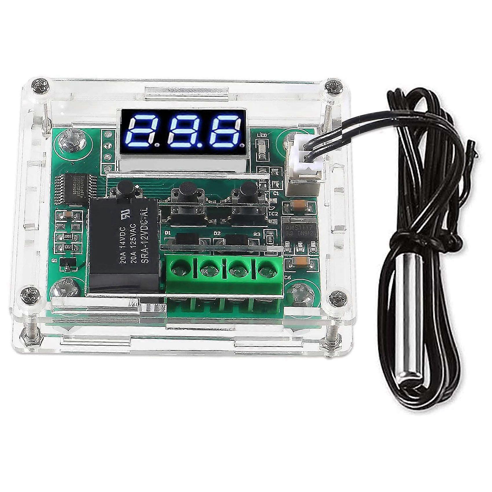 Digitales Thermostat W1209, 12 V Dc, -50 °c Bis 110 °c, Temperaturregelmodul, Einteiliges Gehäuse