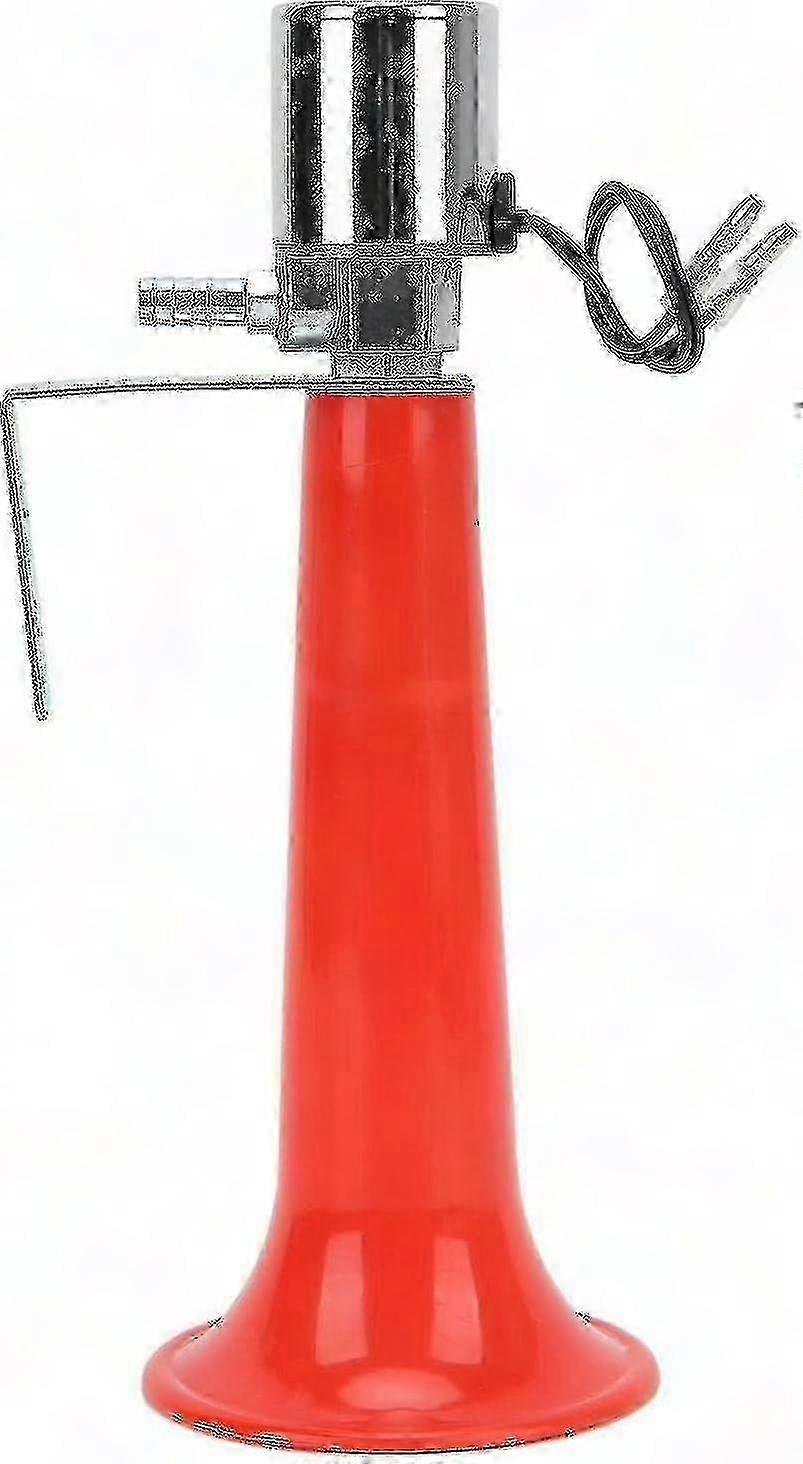 Universelle Türkische 12v/24v-hupe, 110db Rote Pneumatische Lkw-hupe, Druckhupe Für Pkws, Suvs, Motorräder, Transporter Und Wohnwagen, Zweiton-set