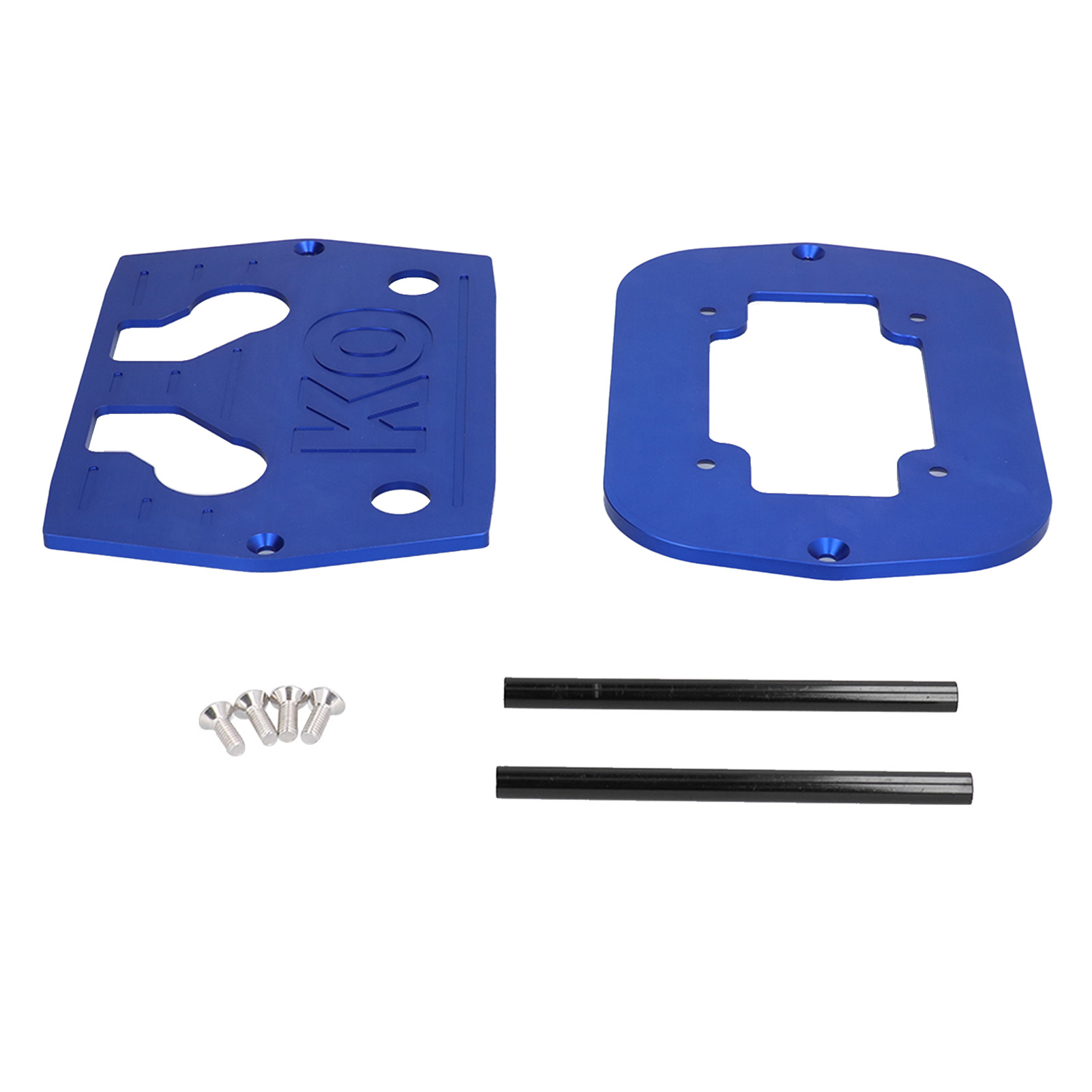 Set Mit 2 Blauen Montagehalterungen Für Optima 34/78 Batterie, Geeignet Für Autos, Lkws, Boote Und Atvs.