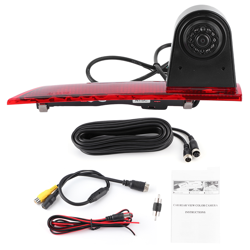 Rückfahrkamera Mit Ir-led Für Ford Transit Custom 2012-2015, Parküberwachung Und Integriertes Bremslicht Hinten