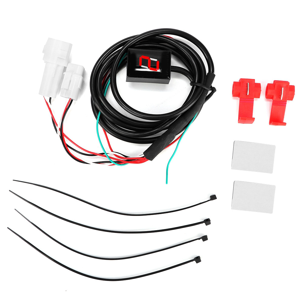 Universeller Led-tachometer Für Yamaha-motorräder – Rot, Ganganzeige, Modifikation