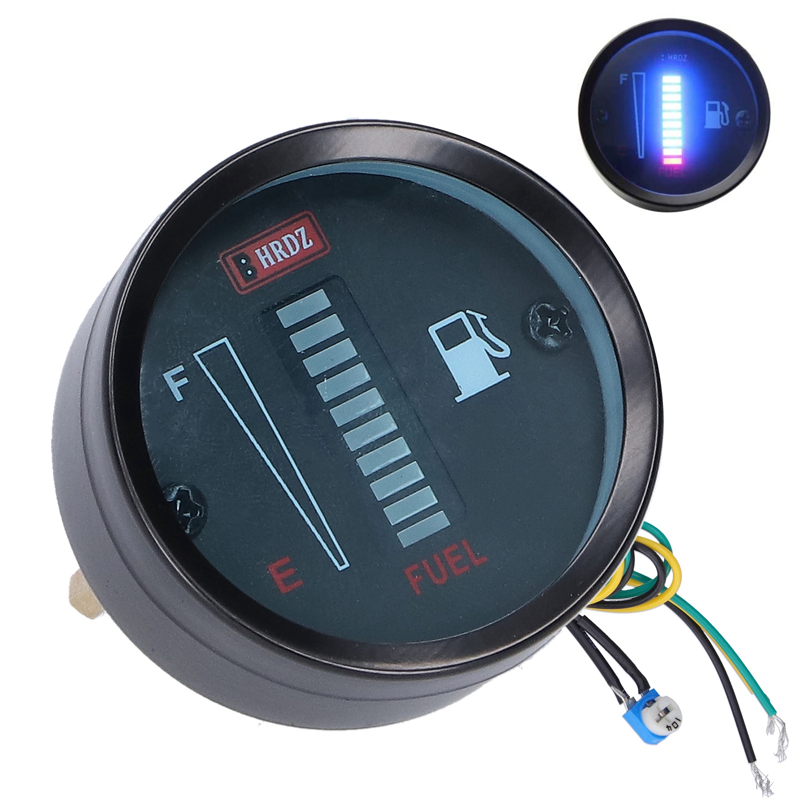 52-mm-led-kraftstoffstandanzeige, 12 V, Einstellbarer Widerstand Für Motorrad/auto