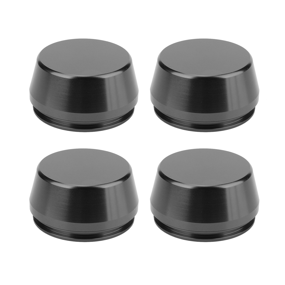 4 Stück 56 Mm / 2,2 Zoll Universal-radkappen Aus Aluminium Für Schwarze Felgen (modifiziertes Teil)