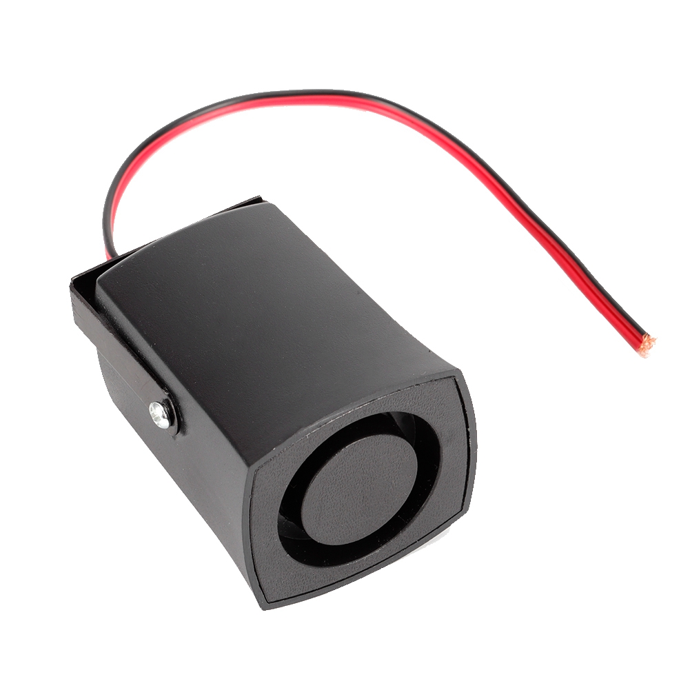 12v 115db Rückfahrhupe, Universelle Schwarze Autohupe, Rückfahrsignal