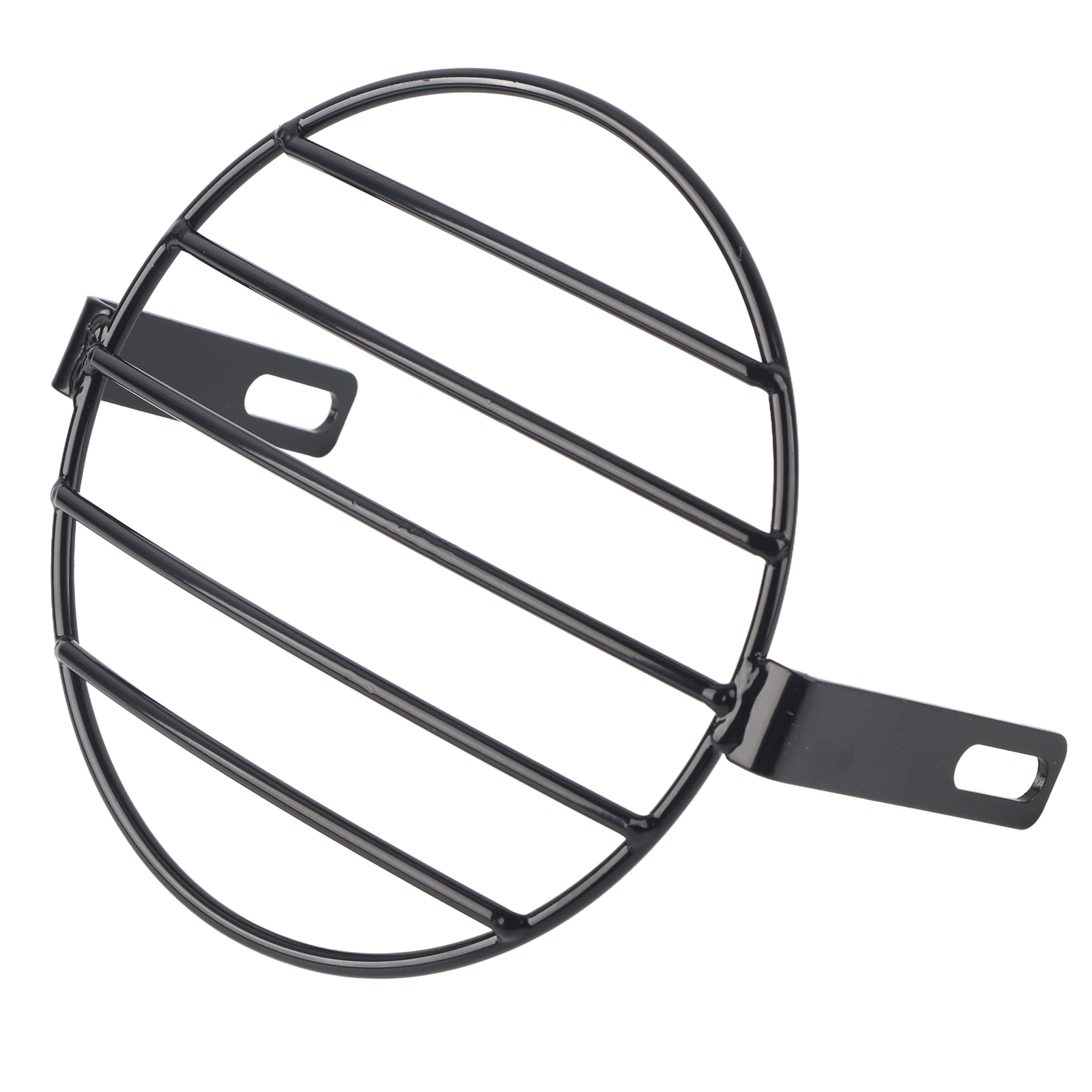 7,09" Runder Schwarzer Kühlergrill Für Retro-motorradscheinwerfer, Metallschutzabdeckung