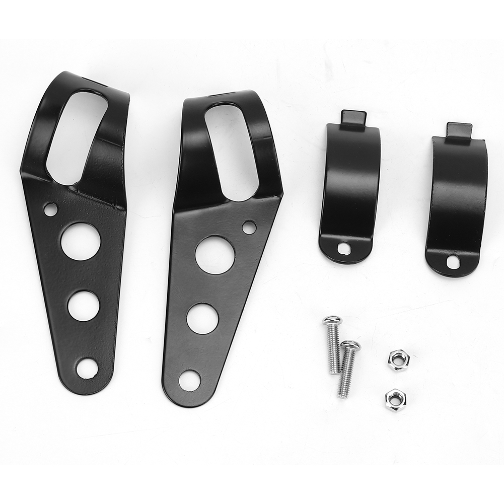 2 Universelle Motorradscheinwerfer-halterungen, Gabelbremssättel Für 35-43 Mm / 1,4-1,7 Zoll Rohrdurchmesser