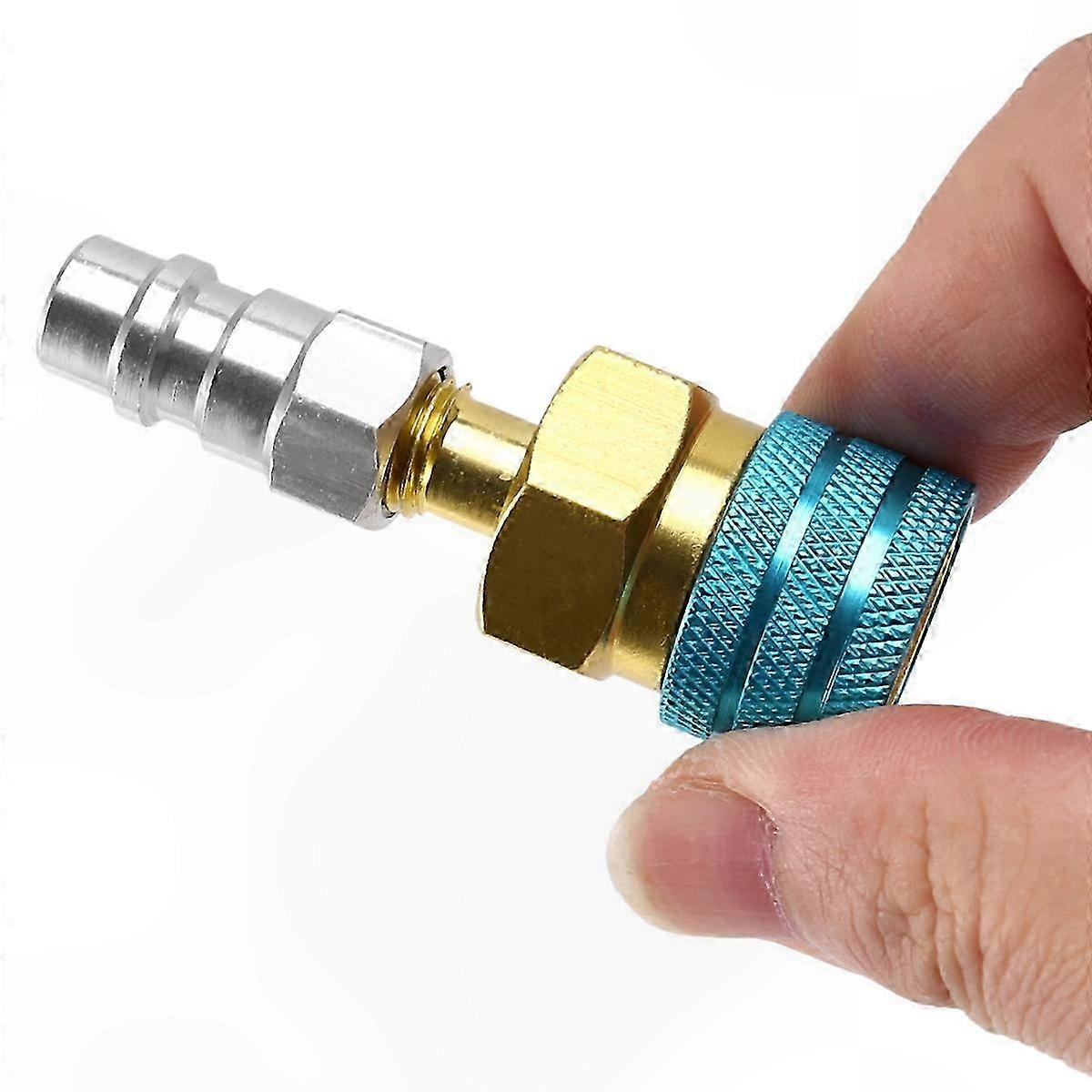 Schnellkupplungen Für Niederdruck-r134a-klimaanlagen Im Auto, Freon-ladeadapter, Universal-schnellkupplung, Klimaanlagen-wartungswerkzeug, Fahrzeugkompatibel