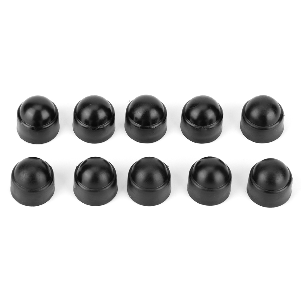 10 M8-schrauben, 15-mm-sechskantmuttern Aus Kunststoff, Schraubenschutzkappen, Befestigungszubehör