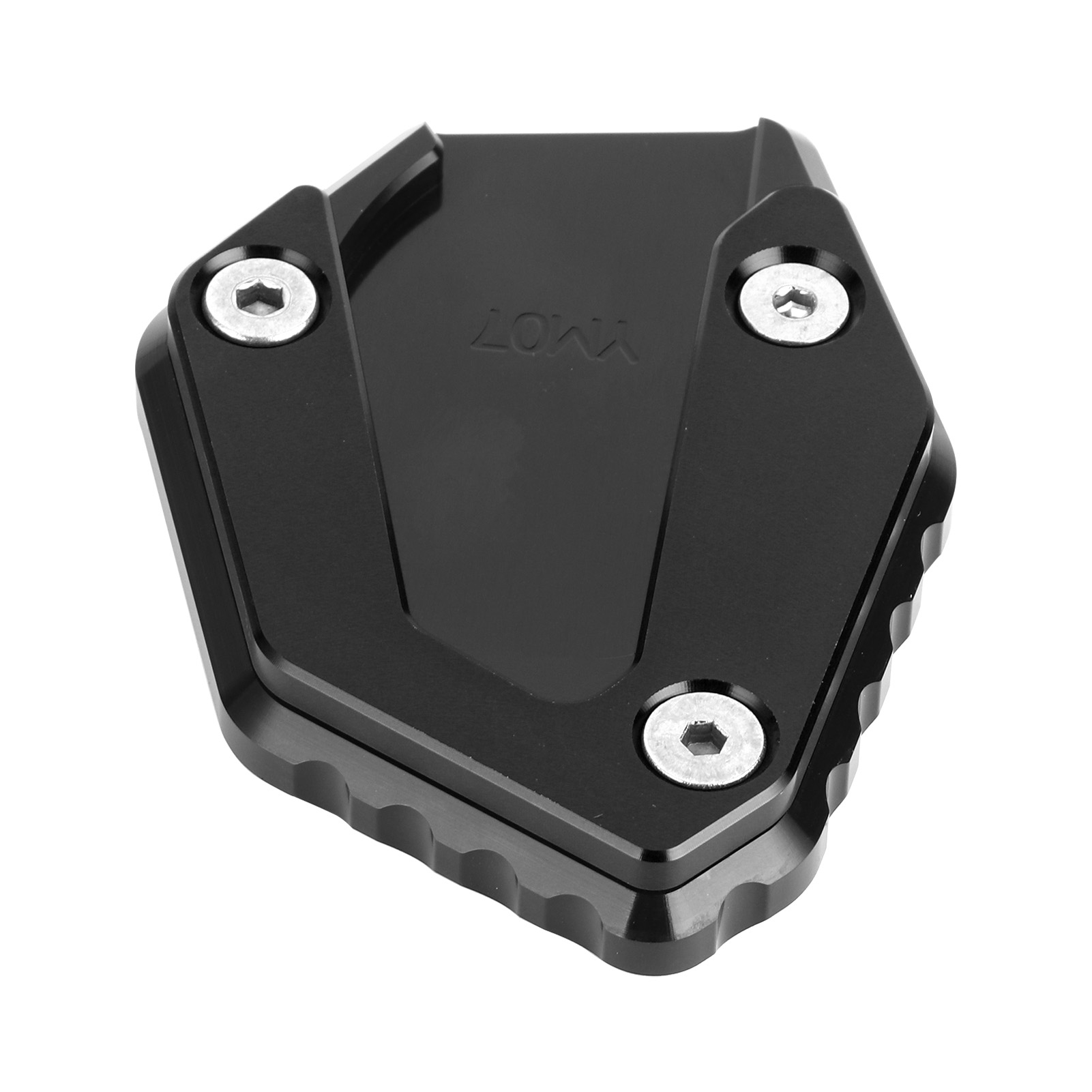 Verlängerte Antirutschplatte Für Seitenständer, Kompatibel Mit Yamaha Mt-07 / Fz-07 / Tracer 700 2014-2019 (schwarz)