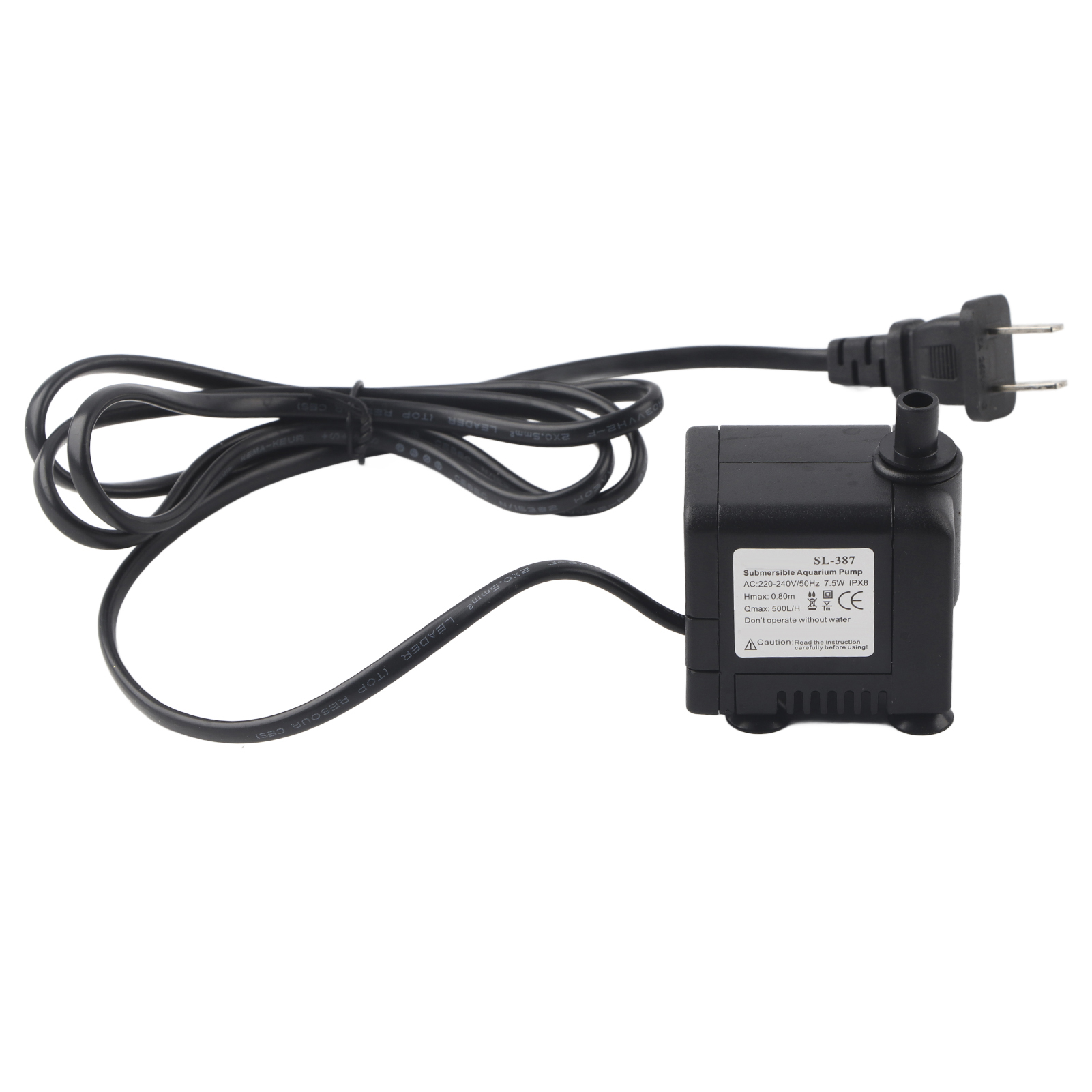 Externe Tauchpumpe 500 L/h, Hochdruckumwälzung, Leiser Betrieb, 220 V Mit Cn-stecker