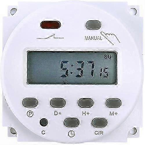 12v Dc 16a Lcd-programmiergerät, 28 Einstellungen, Intelligenter Timer Für Hausautomation Und Wohngebäudeautomation