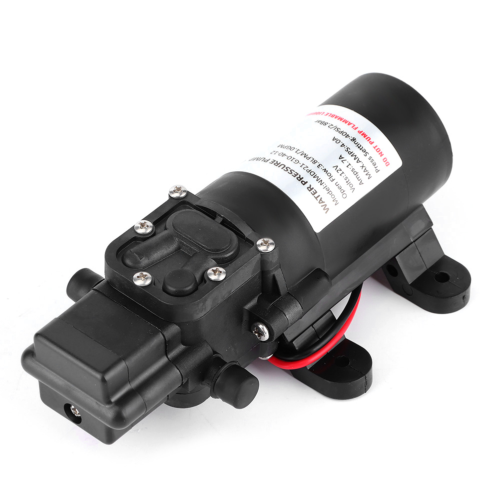 12 V Gleichstrom, 40 Psi, 1,0 Gpm Hochdruck-selbstansaugpumpe, 3/8-zoll-schlauchanschluss Für Wohnmobil Und Pkw