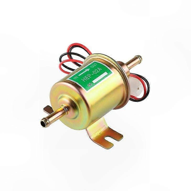 12v Niederdruck-elektrokraftstoffpumpe Hep-02a, Universell Für Diesel- Und Benzinmotoren, Kompatibel Mit Autos Und Motorrädern, Zuverlässiger Ersatz Für Vergasersysteme.