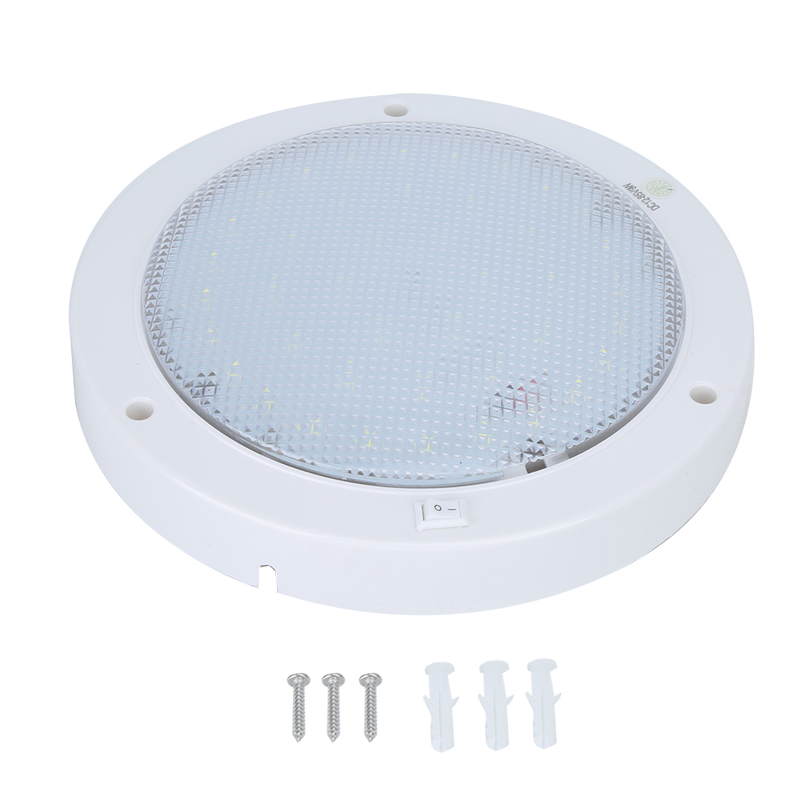 Runde Deckenleuchte Mit 42 Leds, 12 V, 9 W, 840 Lm, Warmweißes Licht, Hohe Helligkeit, Für Auto, Boot Oder Zuhause