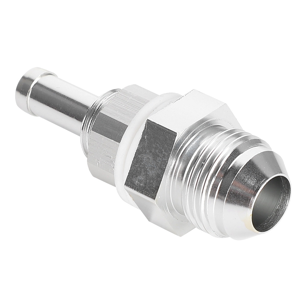 An8 3/8-zoll-durchgangsverschraubung Für Schlauch Mit Bördelanschluss, Universelle Aluminiumlegierung Für Kraftstofftank