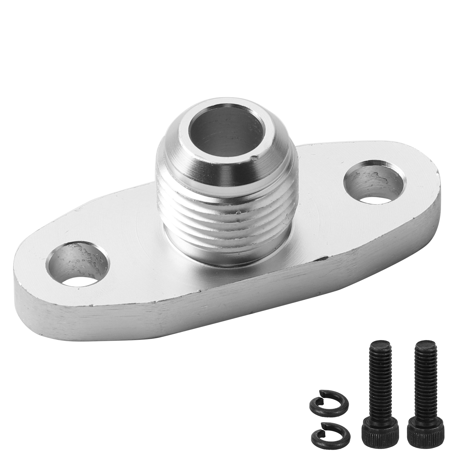 Ölrücklaufflansch Aus An10-aluminiumlegierung, Adapter Für Mitsubishi T3, T4, T35, T04b, T04e Und T3/t4-serie