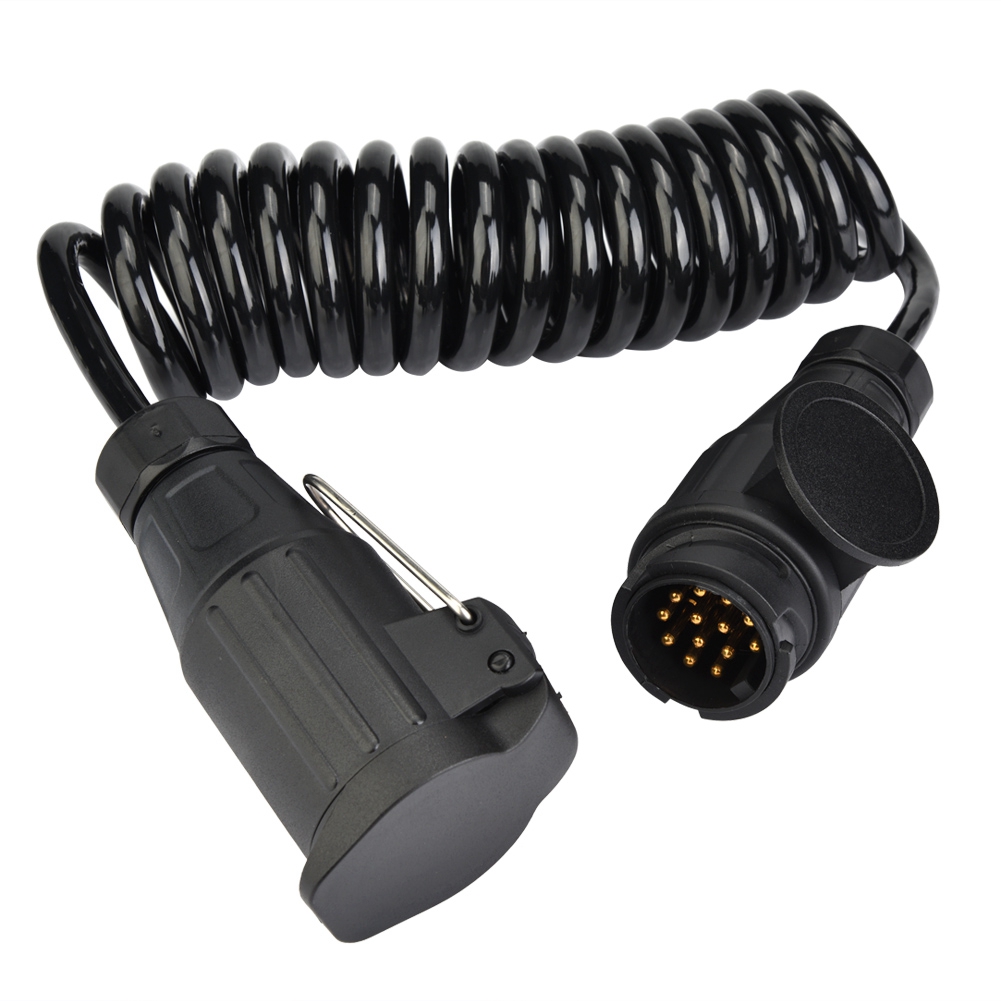 13-poliger Federbelasteter Kabelstecker Für Wohnwagen Und Anhänger, Anhängersteckeradapter