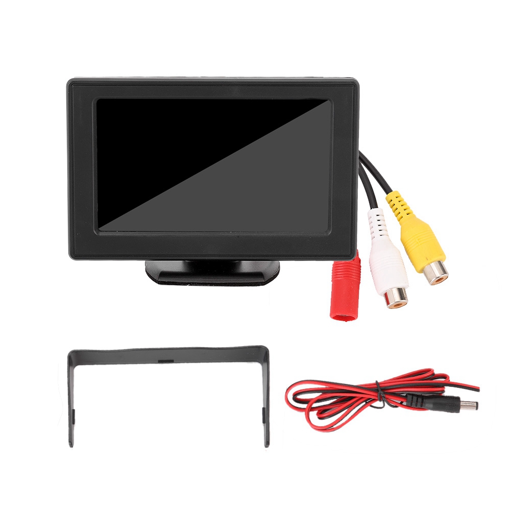 4,3-zoll-tft-lcd-3w-hd-monitor Für Rückfahrkameras, Dualer Av-eingang Für Autoradio Mit Dvd-player.