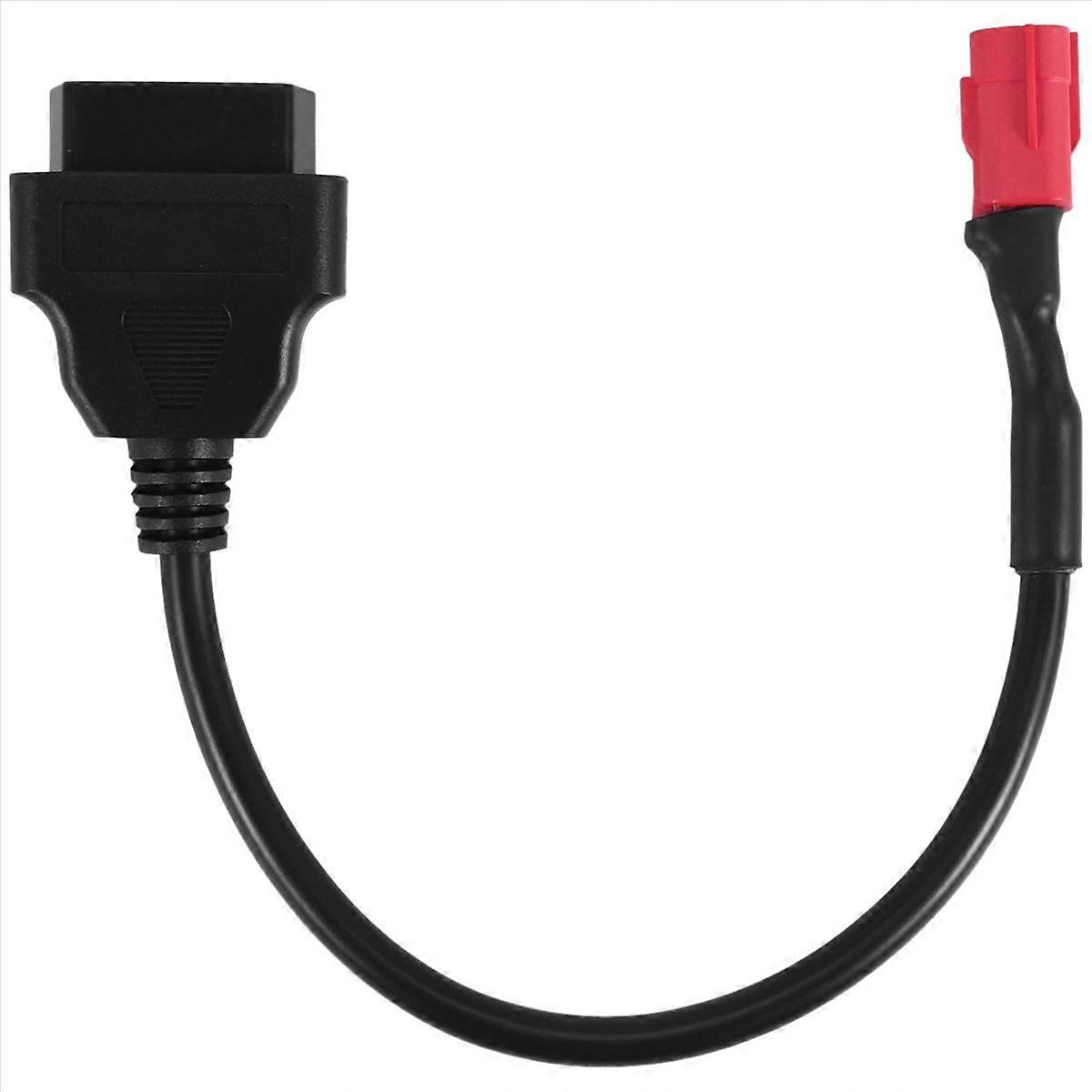 6-poliges Motorrad-obd-kabel, 6-poliger Stecker, Motorrad-diagnosekabel, Hochleistungs-adapterkabelbaum, Elektronisches Testgerät, Standardlänge, Kompatibel Mit Werkstätten Und Heimgebrauch.
