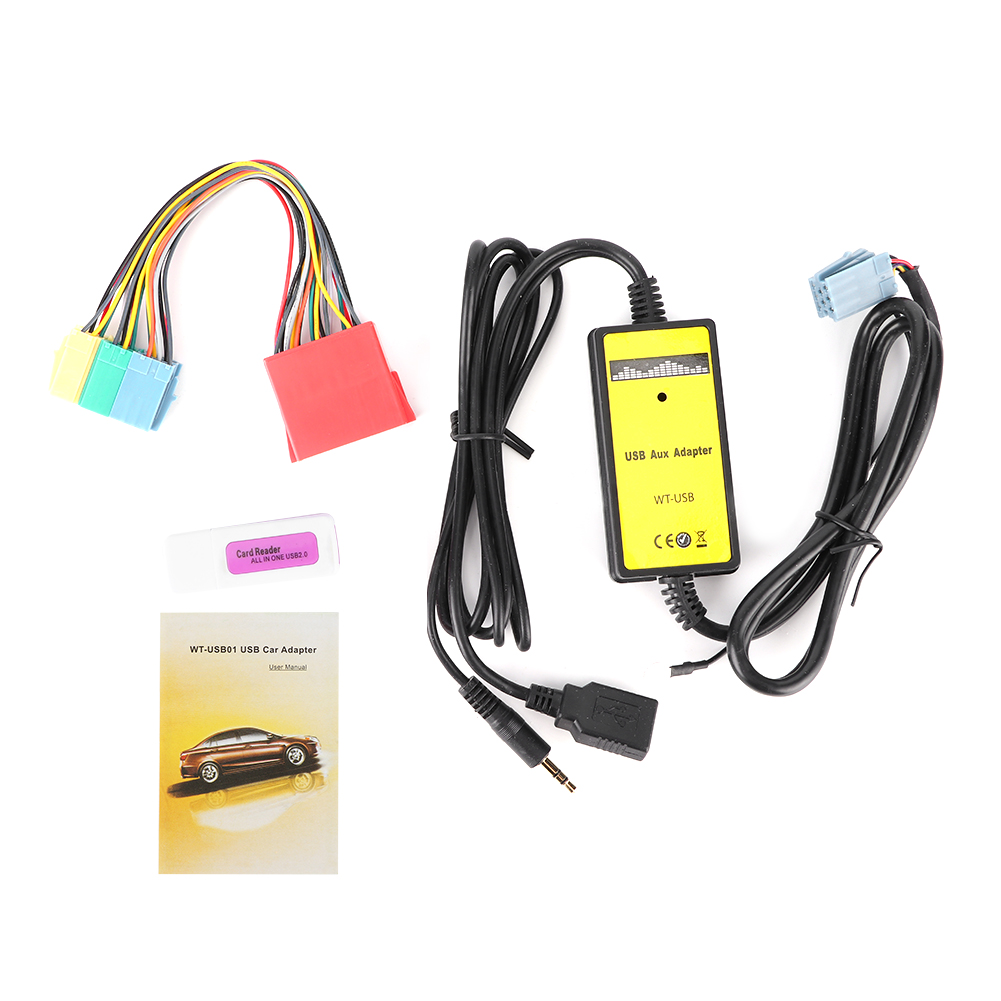 8-poliger Cd-adapter (20 Hz–20 Khz) Für Seat-autoradios, Usb-aux-mp3-schnittstelle Für Autoradios