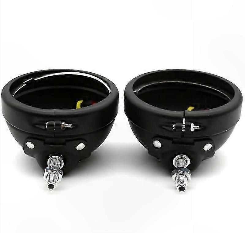 4,5" Chrom-led-motorrad-zusatzscheinwerfer Mit Metallgehäuse, Projektor-nebelscheinwerferhalterung, Street Glide