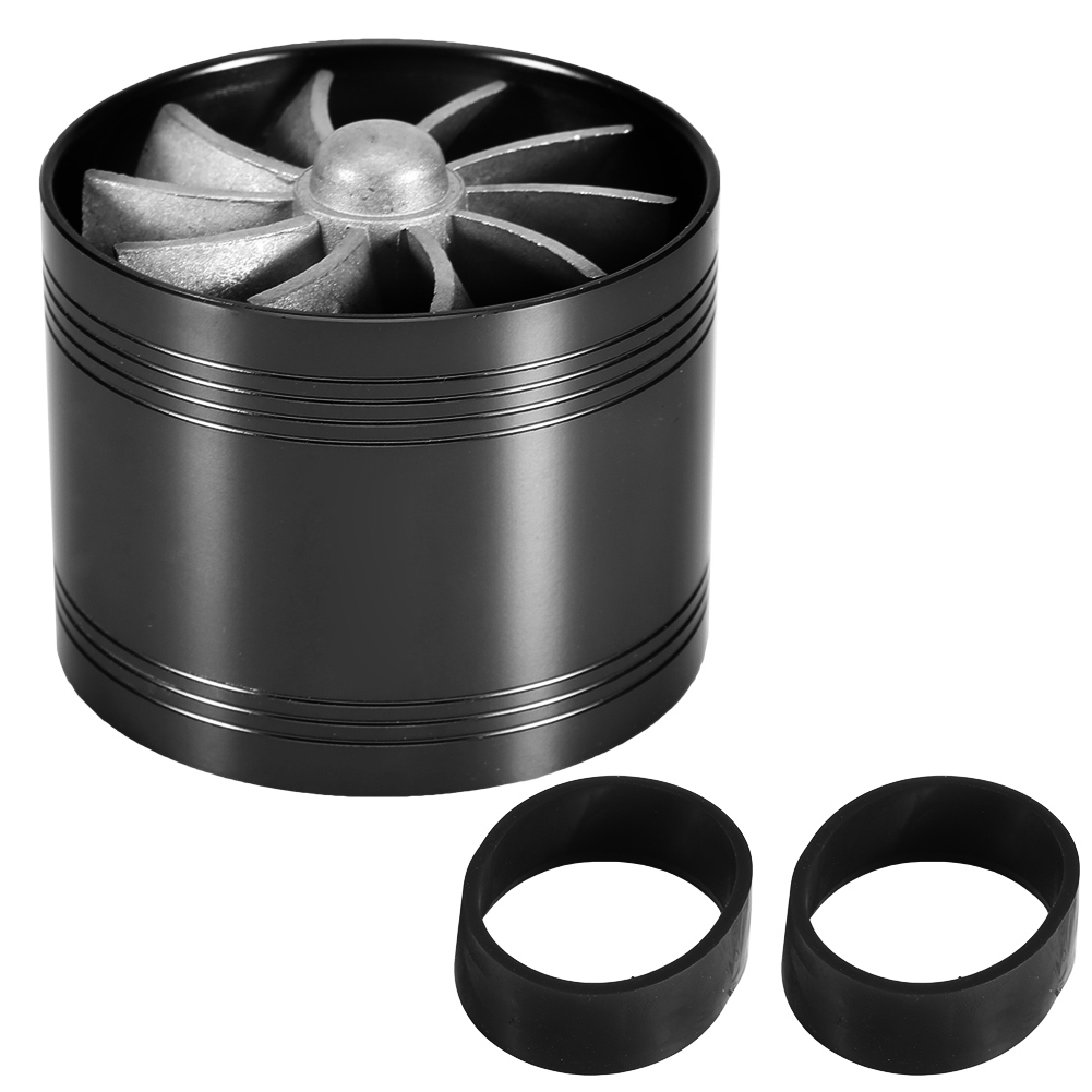 64-mm-turbo-lufteinlass In Schwarz Für Autos – Einzellüfter-turbolader, Kraftstoffsparer, Benzin-kompressor.