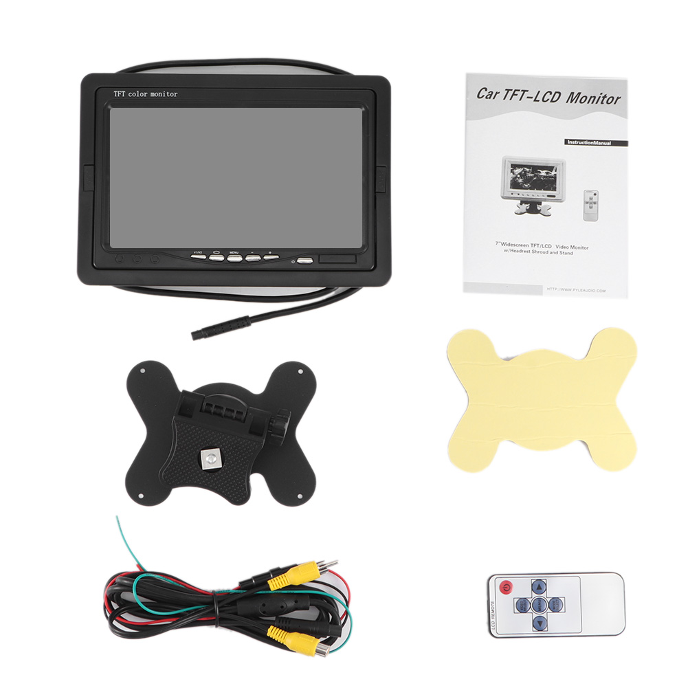 7-zoll-hd-rückfahrbildschirm, 12–24-v-rückspiegelmonitor, Hochauflösendes Autozubehör