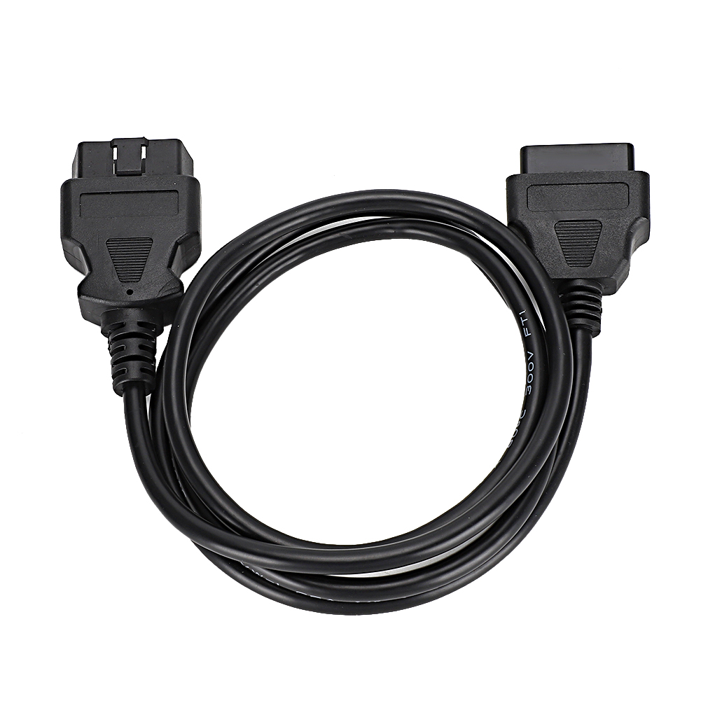 Obd2-verlängerungskabel Mit 16-poligem Stecker Und Buchse, 1,5 M, Für Kfz-diagnoseadapter