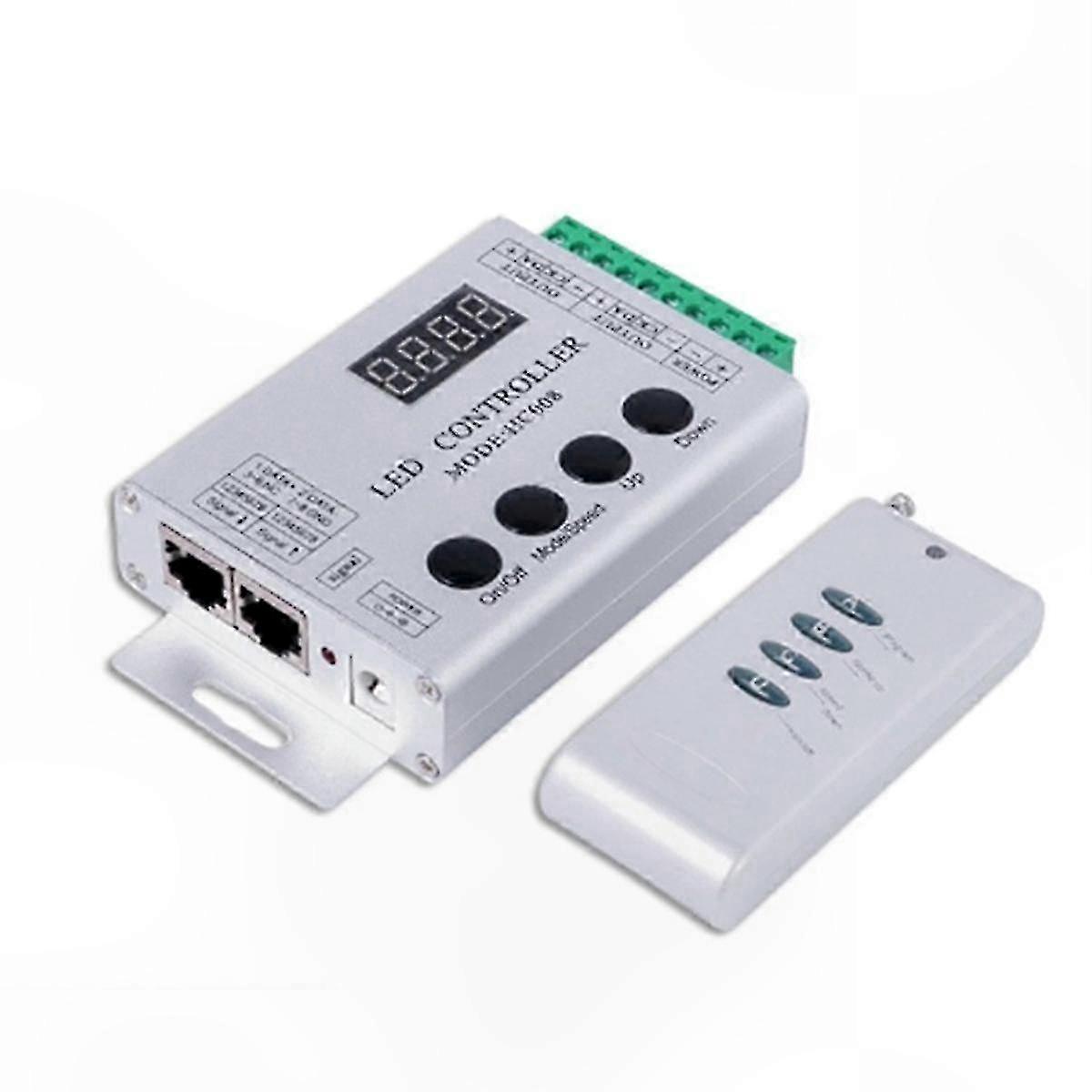 Rgb-led-controller Mit 133 Effekten, Funkfernbedienung, 2048-pixel-management Für Programmierbare Module