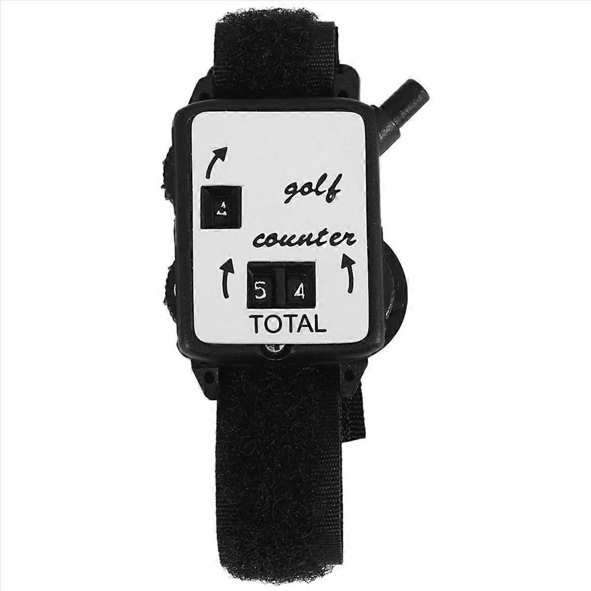 Keeper Schlagzähleruhr Mit Schwarzem Armband - Golf-scorezähler, Tragbares Scoring-zubehör, Putting-timer, Verstellbares Armband, Kursverfolgungstool, Count Putt-modell.
