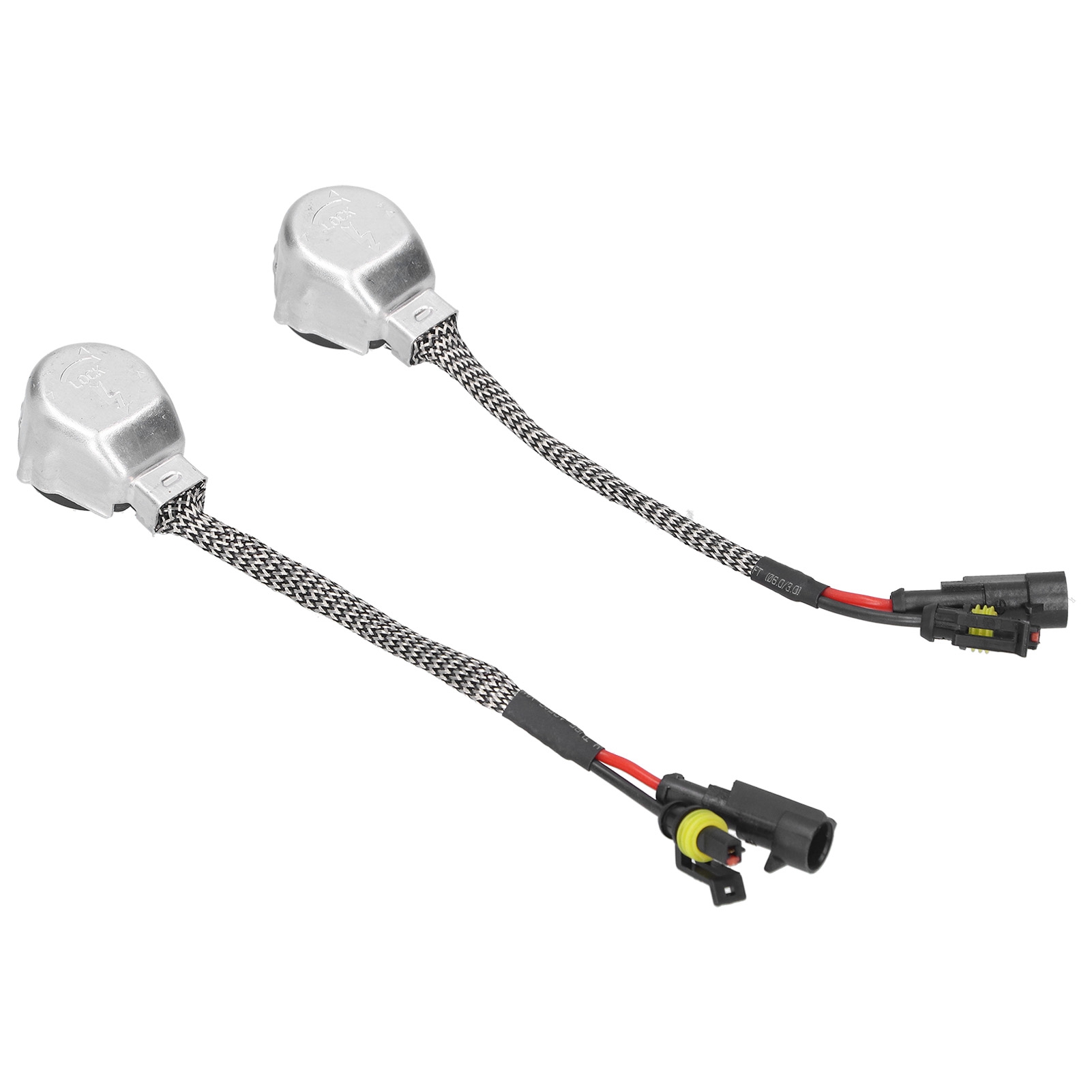 2 Adapterbuchsen-kabelverbinder-konverter Für Xenon Hid D2s/d4s-lampen, Lampensockelverbinder, 2-teiliges Set.