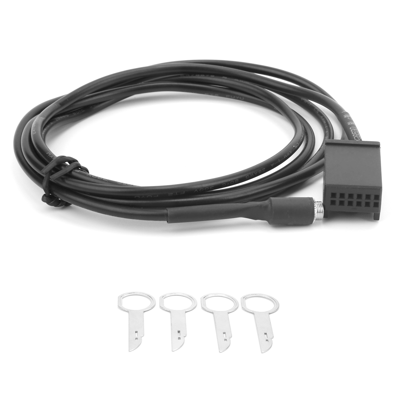 Bluetooth-aux-kabeladapter Für Autoradios Mit 4 Entriegelungsstiften, Kompatibel Mit Ford Fiesta Focus 6000 Cd