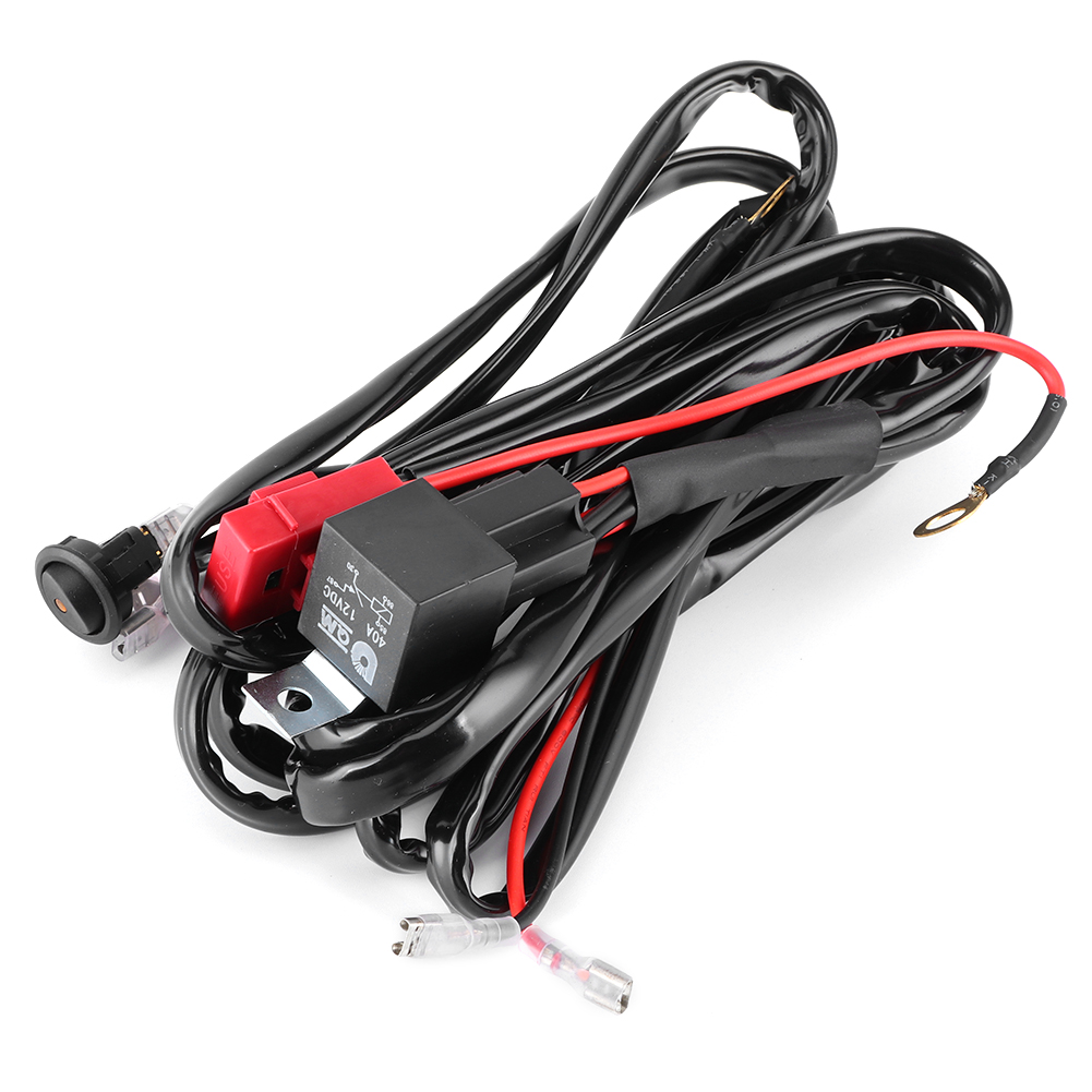 12v/40a Wasserdichter Kabelbaum Für Lange Led-streifenprojektoren, Schalter, Hohe Leistung, Universelles Verdrahtungsset.