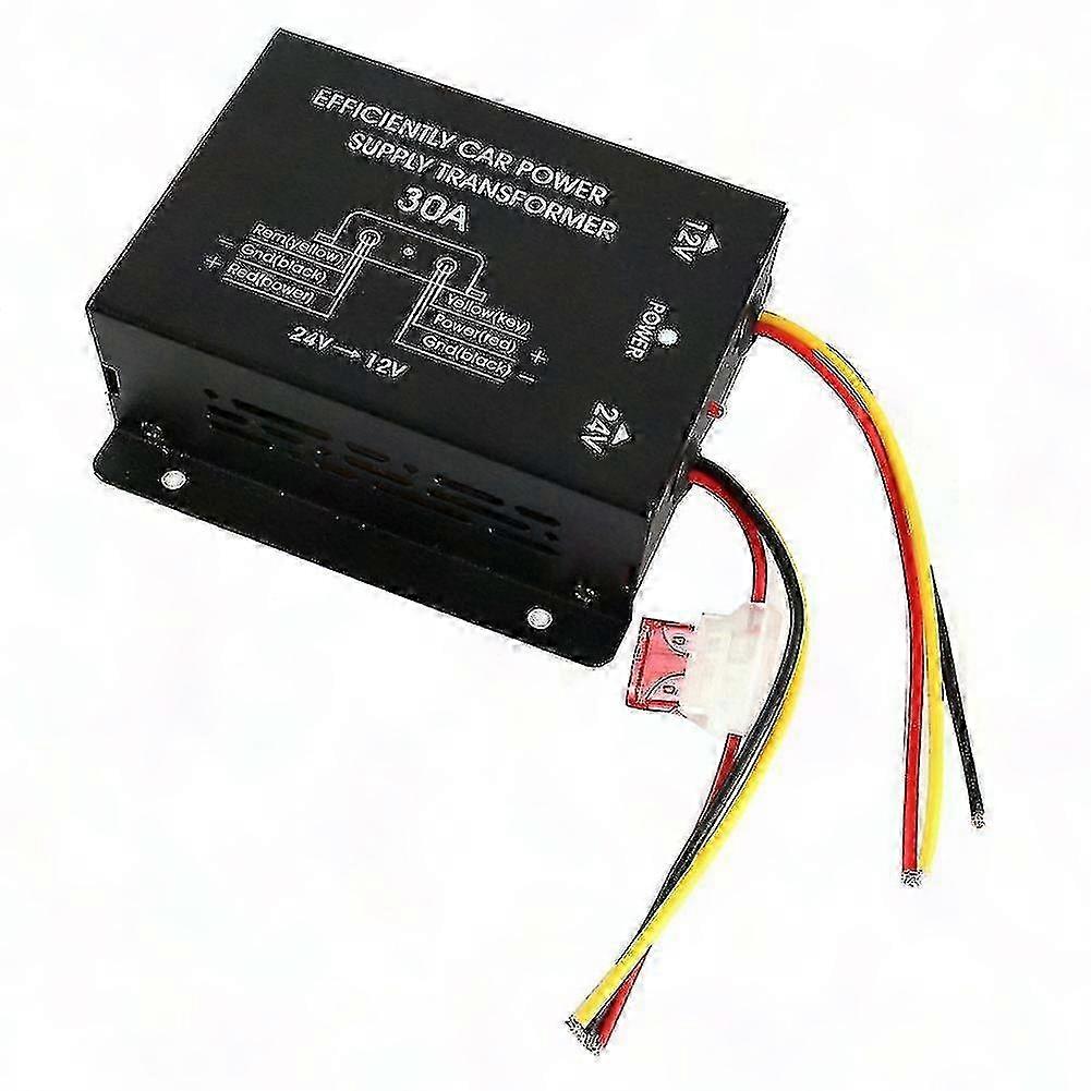 24v Auf 12v 30a Wandler Für Lkw, Bus Und Pkw – Dc-dc-netzteil, Leistungstransformator Für Autoradio/dvd, Zuverlässiges Und Effizientes Umrüstset