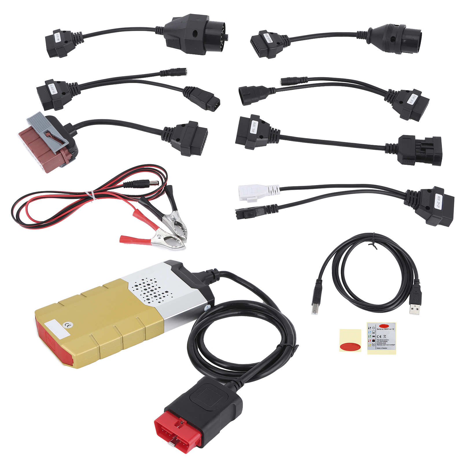 Obd2-kfz-diagnosegerät, Fehlercode-scanner Mit Mehrsprachigem Anschlusskabel