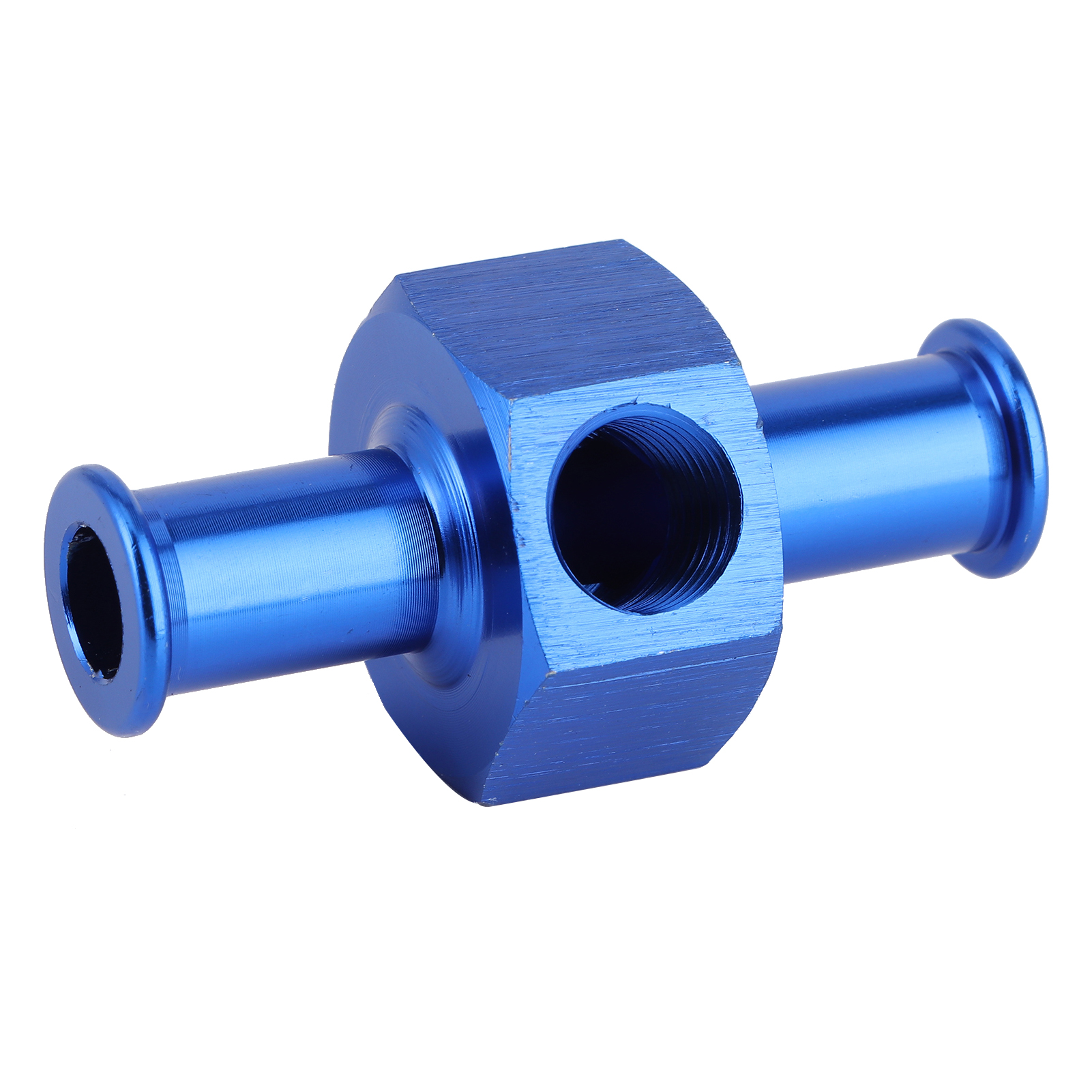 Universaladapter Für Lachgasdruckmessgeräte Aus Aluminiumlegierung, 3/8-zoll-schlauch, 1/8-zoll-npt-anschluss, Blau.