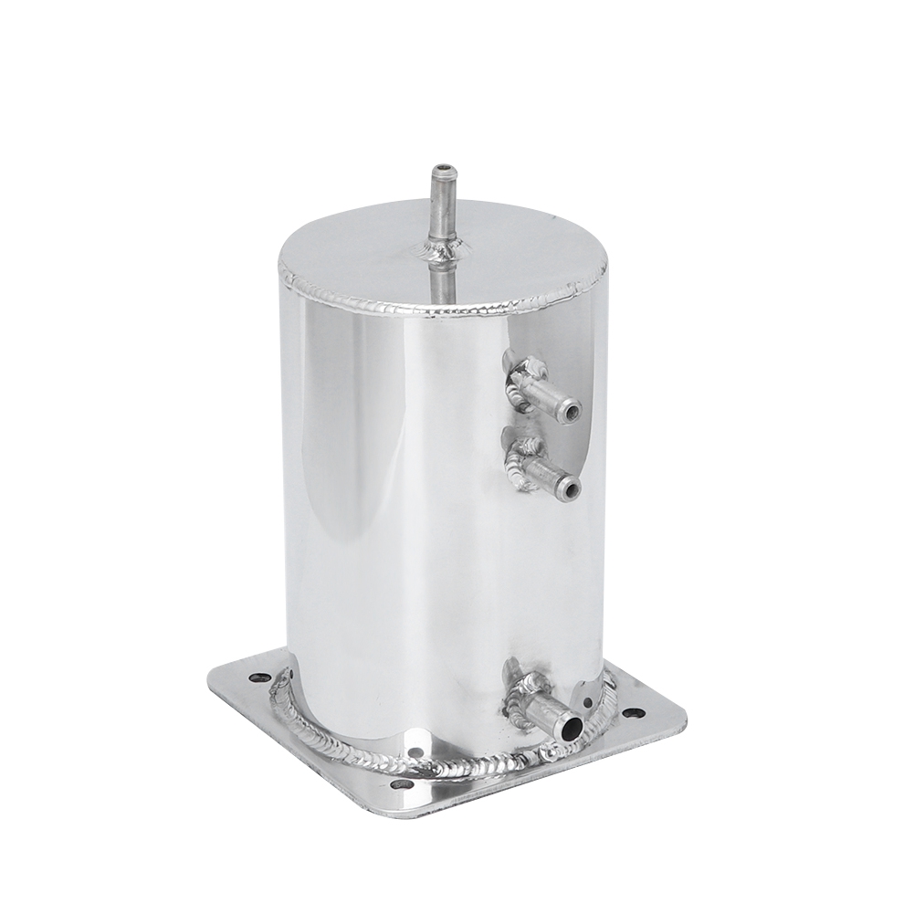 Hochglanzpolierter 2-liter-kraftstofftankstutzen Aus Aluminium Für Rennsport, Driften Und Rallye