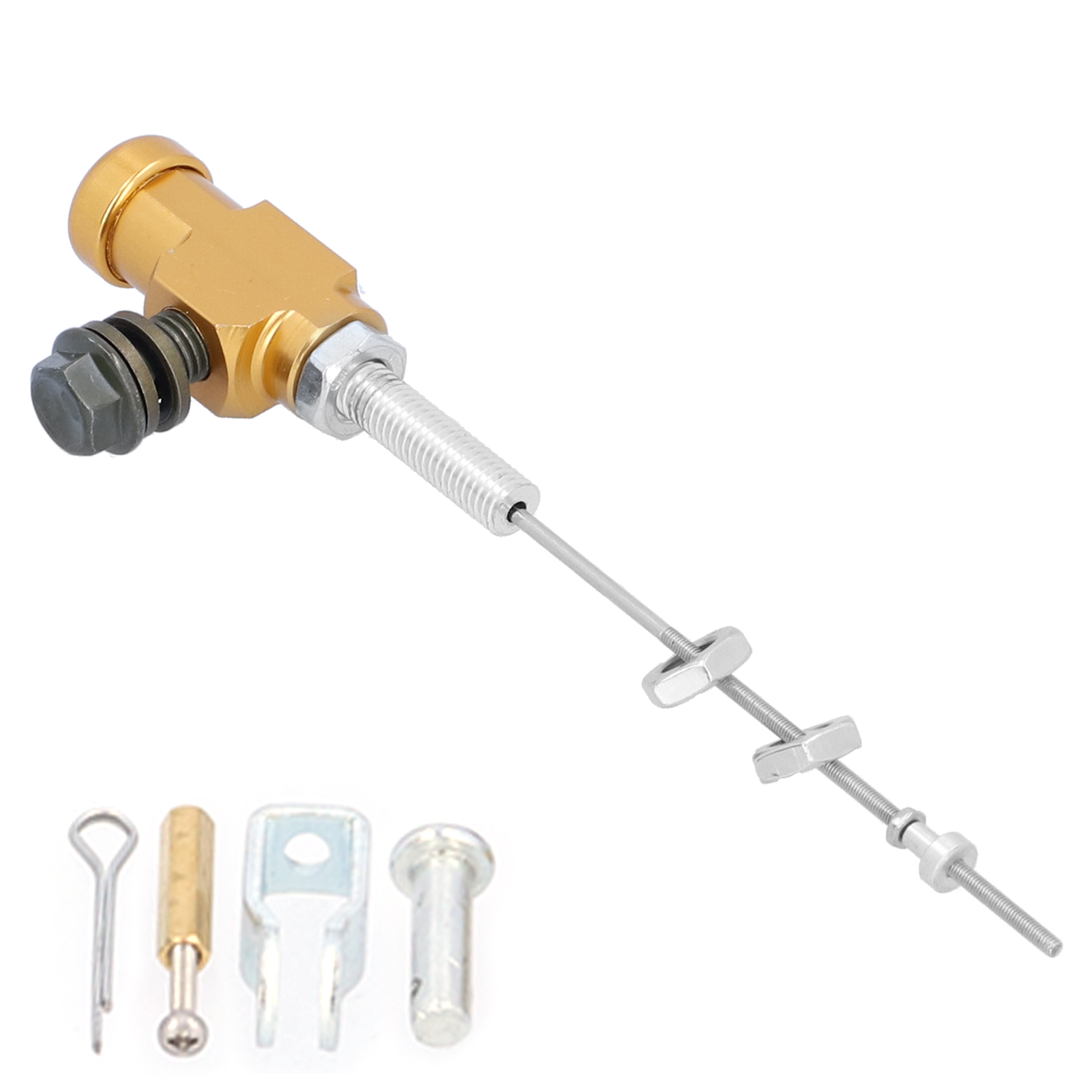 Hydraulischer Kupplungsgeberzylinder Aus Aluminiumlegierung, M10x1,25 Mm Bremspumpenstange Für Motorrad, Quad Und Dirtbike – Goldfarben
