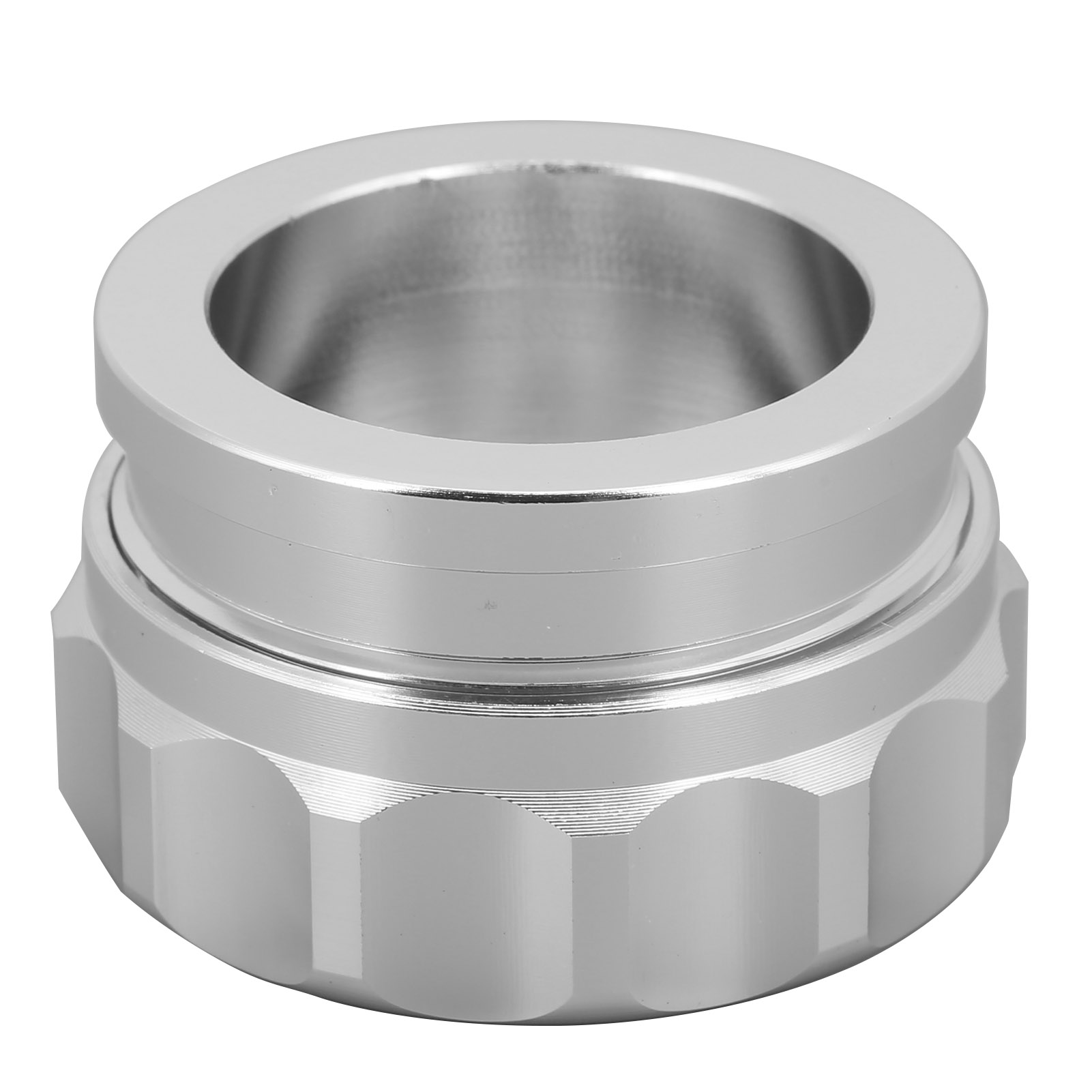 Universeller Einfülldeckel Aus Aluminium Für Kraftstoff- Und Wassertanks, Zubehörset Zur Fahrzeugindividualisierung, Silber.