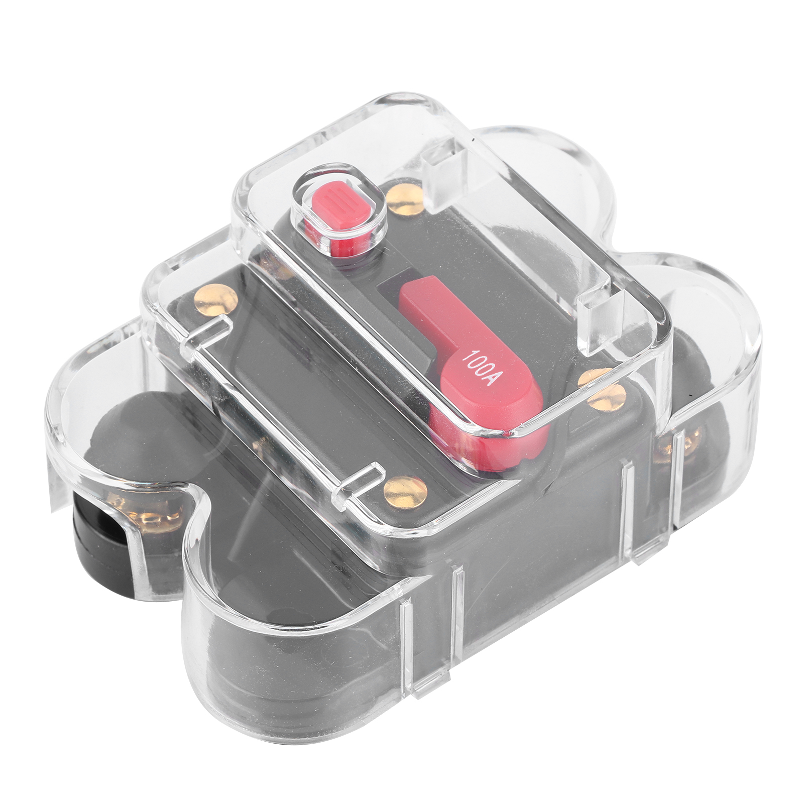 Gleichstrom-leistungsschalter 12v-24v 100a Mit Wasserdichter Abdeckung Und Manueller Rückstellung Für Auto, Boot, Motorrad, Stereoanlage, Wechselrichter.