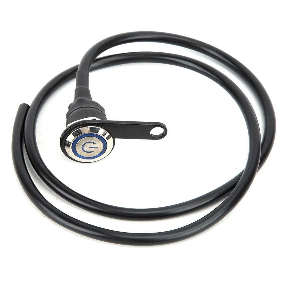 Motorrad-lenkerschalter Für Scheinwerfer, Suchscheinwerfer Und Nebelscheinwerfer Mit Blauer Led – Ein-/ausschalter